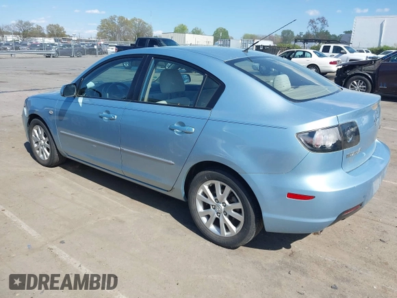 2007 Mazda Mazda3 i Sport with VIN JM1BK32F071654880, listed as a IAAI auction lot 41882347 with 144,841 mi miles. Bid and sale history available at carsss.com. Image 3.