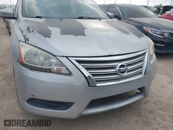 2014 Nissan Sentra S with VIN 3N1AB7APXEY212696, listed as a IAAI auction lot 42158772 with 75,998 mi miles and . Bid and sale history available at DreamBid. Image 6.