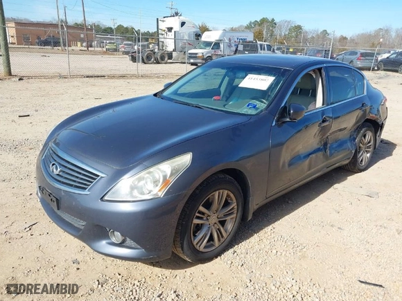 2012 Infiniti G25 Sedan x with VIN JN1DV6AR9CM730587, listed as a IAAI auction lot 41453807 with NaN miles. Bid and sale history available at carsss.com. Image 2.