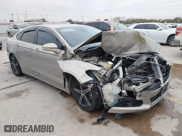 2016 Ford Fusion Titanium Hybrid with VIN 3FA6P0RU9GR143203, listed as a IAAI auction lot 41332144 with 94,357 mi miles. Bid and sale history available at carsss.com. Image 1.