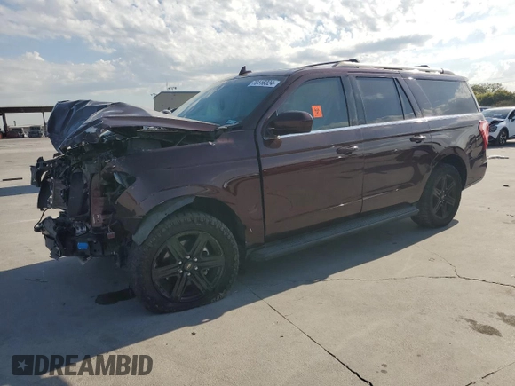 2021 Ford Expedition Max XLT with VIN 1FMJK1HT3MEA44100, listed as a Copart auction lot 78116324 with Not provided miles and Salvage title. Bid and sale history available at DreamBid. Image 1.