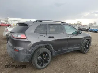 2023 Jeep Cherokee Altitude Lux with VIN 1C4PJMMBXPD101581, listed as a Copart auction lot 49298345 with 28,852 mi miles and Salvage Title. Bid and sale history available at carsss.com. Image 3.