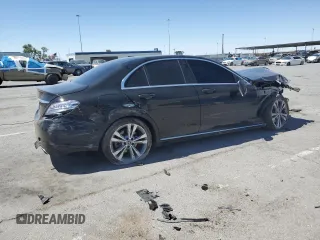 2017 Mercedes-Benz C 300 with VIN 55SWF4JBXHU233055, listed as a Copart auction lot 55277195 with Not provided miles and Salvage title. Bid and sale history available at DreamBid. Image 3.