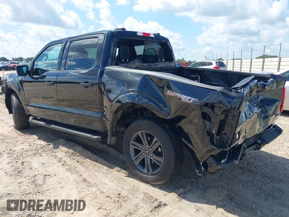 2023 Ford F-150 XL with VIN 1FTFW1ED1PFB93454, listed as a IAAI auction lot 40316555 with 1 mi miles. Bid and sale history available at carsss.com. Image 3.