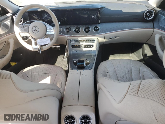 2019 Mercedes-Benz CLS with VIN WDD2J5KB9KA027640, listed as a Copart auction lot 47036264 with 0 mi miles and Salvage Title. Bid and sale history available at carsss.com. Image 8.