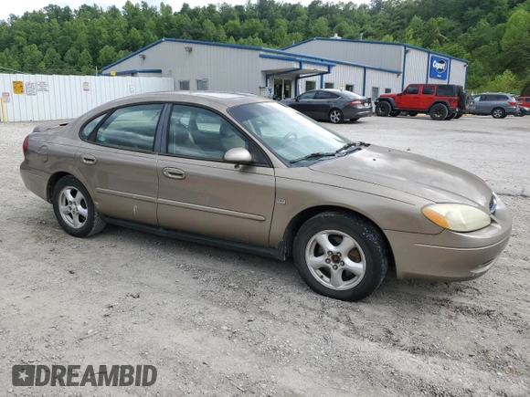 2002 Ford Taurus SES Standard with VIN 1FAFP55S72A271279, listed as a Copart auction lot 58467685 with 189,768 mi miles and Clean title. Bid and sale history available at DreamBid. Image 4.
