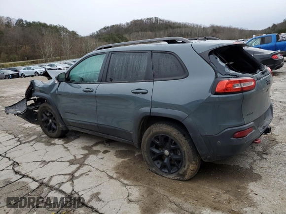 2014 Jeep Cherokee Trailhawk z VIN 1C4PJMBS1EW284275, wystawiony jako Copart lot #80191034 z przebiegiem 105 398 mil mil oraz Szkoda całkowita • Salvage title. Historia ofert i sprzedaży dostępna na DreamBid. Obrazek 2.