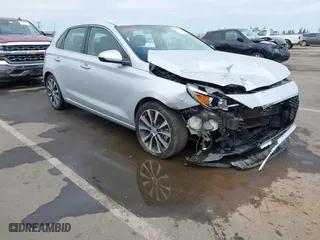 2018 Hyundai Elantra GT with VIN KMHH35LE2JU016866, listed as a IAAI auction lot 42073140 with 130,845 mi miles. Bid and sale history available at carsss.com. Image 1.