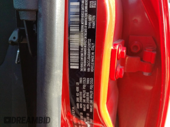 2017 Jeep Renegade Sport with VIN ZACCJBABXHPG38722, listed as a Copart auction lot 71112863 with 175,471 mi miles and Salvage title. Bid and sale history available at DreamBid. Image 13.