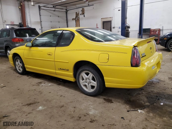 2002 Chevrolet Monte Carlo LS with VIN 2G1WW12E629309738, listed as a Copart auction lot 83078704 with 161,615 mi miles and Salvage Title. Bid and sale history available at carsss.com. Image 2.
