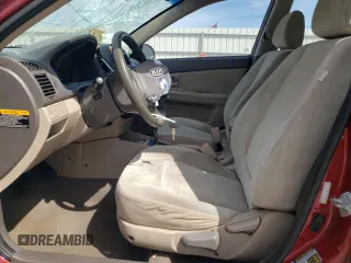 2009 Kia Spectra EX with VIN KNAFE221195634069, listed as a Copart auction lot 46187164 with 180,655 mi miles and Salvage Title. Bid and sale history available at carsss.com. Image 7.