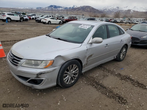 2011 Hyundai Azera Limited with VIN KMHFC4DF2BA539526, listed as a Copart auction lot 86614414 with 178,136 mi miles and Salvage Title. Bid and sale history available at carsss.com. Image 1.