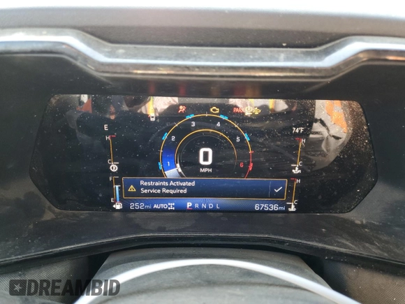 2023 Chevrolet Colorado 4WD Z71 with VIN 1GCPTDEK0P1126144, listed as a Copart auction lot 66397005 with 67,536 mi miles and Salvage title. Bid and sale history available at DreamBid. Image 9.