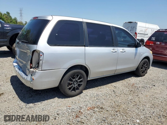 2005 Mazda MPV LX with VIN JM3LW28AX50550048, listed as a Copart auction lot 52915715 with 111,282 mi miles and Salvage title. Bid and sale history available at DreamBid. Image 3.
