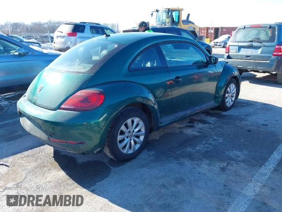 2017 Volkswagen Beetle 1.8T Fleet with VIN 3VWF17AT6HM618275, listed as a IAAI auction lot 41318611 with 134,594 mi miles. Bid and sale history available at carsss.com. Image 4.