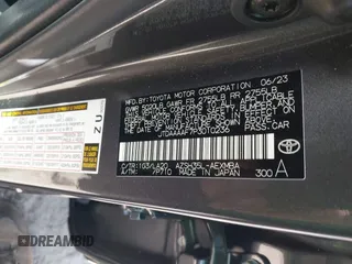 2023 Toyota Crown XLE с VIN JTDAAAAF7P3010236, выставлен на аукционе IAAI как лот 42008655 с пробегом 28 073 миль миль и . История ставок и продаж доступна на DreamBid. Изображение 9.
