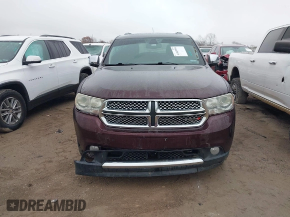 2012 Dodge Durango Citadel with VIN 1C4RDHEGXCC257282, listed as a IAAI auction lot 41043994 with 235,417 mi miles and . Bid and sale history available at DreamBid. Image 13.