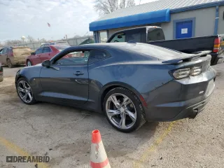 2019 Chevrolet Camaro 1SS with VIN 1G1FE1R73K0112188, listed as a Copart auction lot 87231554 with 0 mi miles and Salvage Title. Bid and sale history available at carsss.com. Image 2.