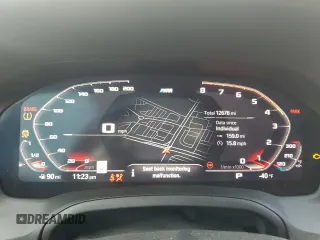 2022 BMW M4 Competition xDrive with VIN WBS43AZ01NCK23924, listed as a Copart auction lot 70023244 with 12,676 mi miles and Salvage Title. Bid and sale history available at carsss.com. Image 9.