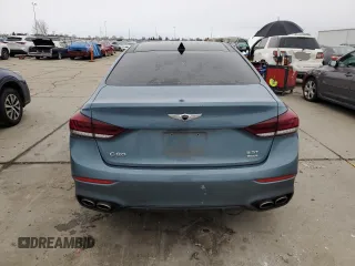 2018 Genesis G80 Sport z VIN KMHGN4JB5JU248399, wystawiony jako Copart lot #86296154 z przebiegiem 129 667 mil mil oraz Czysty tytuł • Clean title. Historia ofert i sprzedaży dostępna na DreamBid. Obrazek 6.