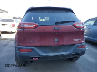 2017 Jeep Cherokee Trailhawk L Plus with VIN 1C4PJMBS6HD237128, listed as a Copart auction lot 44064115 with 105,897 mi miles and Salvage Title. Bid and sale history available at carsss.com. Image 6.