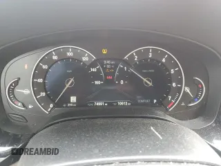 2019 BMW 5 Series 530i with VIN WBAJA5C58KWA57892, listed as a Copart auction lot 48754435 with 74,991 mi miles and Salvage Title. Bid and sale history available at DreamBid. Image 9.
