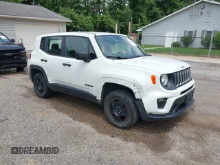 2019 Jeep Renegade Upland z VIN ZACNJBAB6KPK11924, wystawiony jako IAAI lot #42458081 z przebiegiem 112 093 mil mil oraz . Historia ofert i sprzedaży dostępna na DreamBid. Obrazek 1.