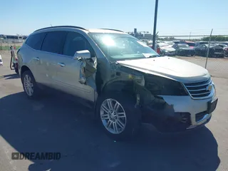2015 Chevrolet Traverse LT with VIN 1GNKRGKD5FJ353481, listed as a IAAI auction lot 42212704 with 109,910 mi miles and . Bid and sale history available at DreamBid. Image 1.