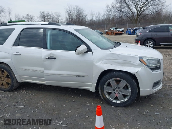 2016 GMC Acadia Denali z VIN 1GKKVTKDXGJ149164, wystawiony jako IAAI lot #41972627 z przebiegiem 158 397 mil mil oraz . Historia ofert i sprzedaży dostępna na DreamBid. Obrazek 6.