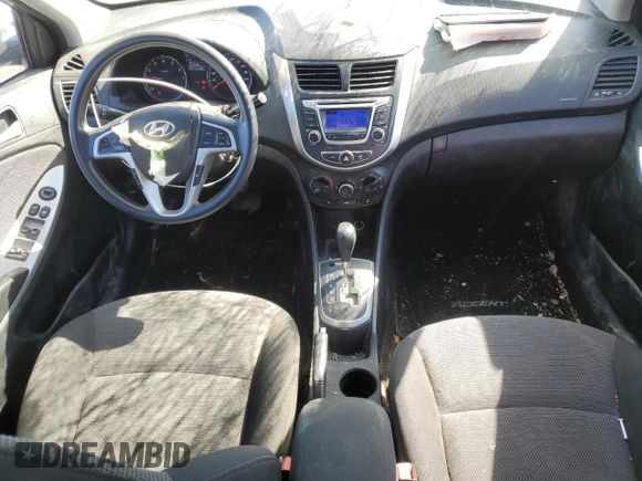 2014 Hyundai Accent GS with VIN KMHCT5AE3EU169436, listed as a Copart auction lot 45377195 with 177,435 mi miles and Salvage Title. Bid and sale history available at carsss.com. Image 8.