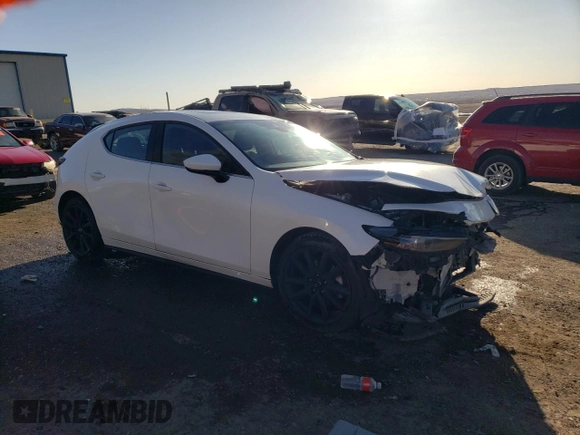 2020 Mazda Mazda3 Hatchback Premium Package with VIN JM1BPBNM9L1158444, listed as a Copart auction lot 49339575 with 93,329 mi miles and Salvage Title. Bid and sale history available at carsss.com. Image 4.