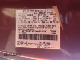 1997 Ford F-150 z VIN 1FTDX1767VKD29254, wystawiony jako Copart lot #60237775 z przebiegiem 278 308 mil mil oraz Szkoda całkowita • Salvage title. Historia ofert i sprzedaży dostępna na DreamBid. Obrazek 13.