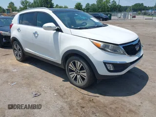 2015 Kia Sportage EX with VIN KNDPC3AC6F7765102, listed as a IAAI auction lot 42821796 with 107,732 mi miles and . Bid and sale history available at DreamBid. Image 1.