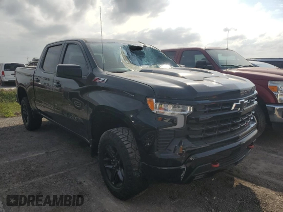 2023 Chevrolet Silverado 1500 LT Trail Boss with VIN 3GCPDFEK5PG120091, listed as a Copart auction lot 73944274 with Not Provided miles and Salvage Title. Bid and sale history available at DreamBid. Image 4.