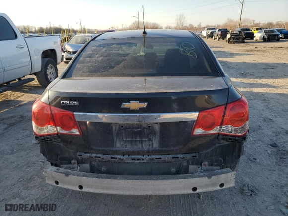 2011 Chevrolet Cruze LS with VIN 1G1PD5SH0B7168257, listed as a Copart auction lot 48708985 with 0 mi miles and Salvage Title. Bid and sale history available at carsss.com. Image 6.