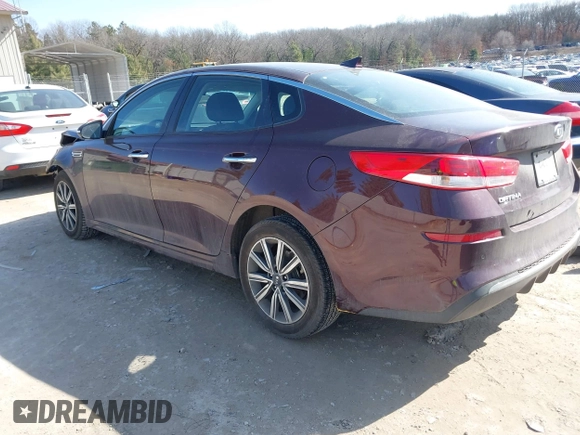 2019 Kia Optima LX with VIN 5XXGT4L3XKG369534, listed as a IAAI auction lot 41768690 with 63,905 mi miles. Bid and sale history available at carsss.com. Image 3.