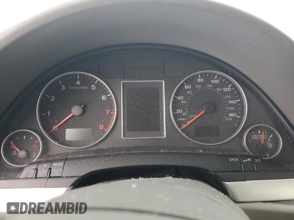 2005 Audi A4 2.0T with VIN WAUDF68E25A435944, listed as a Copart auction lot 42164815 with 0 mi miles and Salvage Title. Bid and sale history available at carsss.com. Image 9.