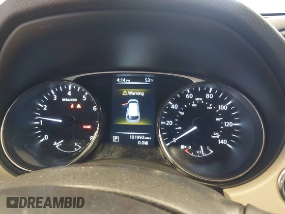 2016 Nissan Rogue SV with VIN KNMAT2MV7GP703027, listed as a IAAI auction lot 42082235 with 101,992 mi miles and . Bid and sale history available at DreamBid. Image 7.
