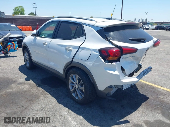 2023 Buick Encore GX Essence with VIN KL4MMFSL8PB028234, listed as a IAAI auction lot 42304513 with 14,538 mi miles and . Bid and sale history available at DreamBid. Image 3.