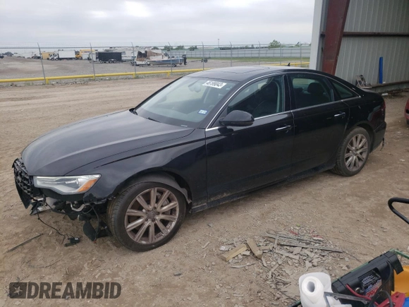 2016 Audi A6 2.0T Premium Plus with VIN WAUGFAFC0GN013166, listed as a Copart auction lot 46199043 with 58,945 mi miles. Bid and sale history available at carsss.com. Image 1.