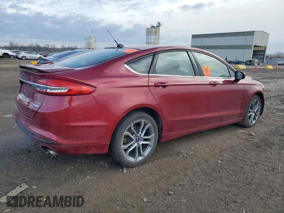 2017 Ford Fusion SE with VIN 3FA6P0HD2HR179365, listed as a Copart auction lot 48155574 with 124,138 mi miles and Non Repairable. Bid and sale history available at DreamBid. Image 3.