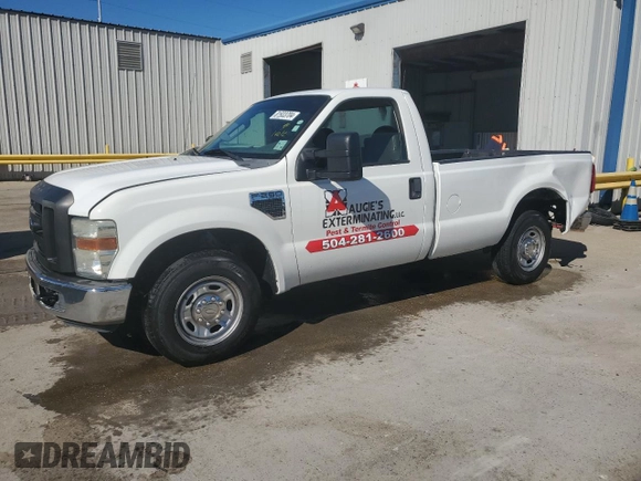 2010 Ford F-250 with VIN 1FTNF2A53AEB12824, listed as a Copart auction lot 81933704 with 210,425 mi miles and Salvage title. Bid and sale history available at DreamBid. Image 1.