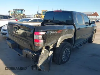 2023 Nissan Frontier Pro-4X with VIN 1N6ED1EK7PN661626, listed as a IAAI auction lot 41208136 with 18,644 mi miles and . Bid and sale history available at DreamBid. Image 4.