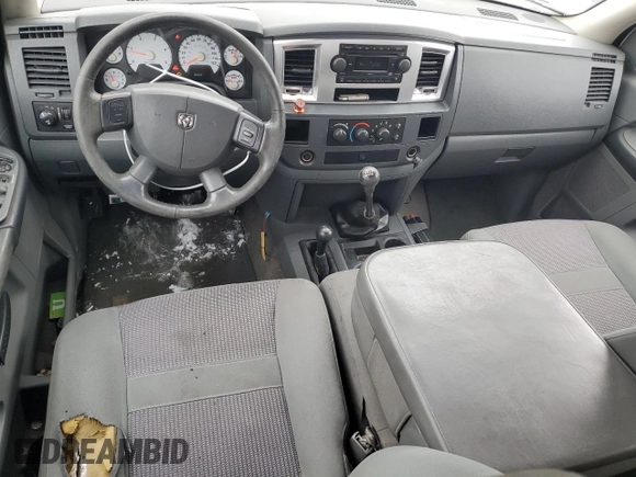 2007 Dodge 3500 SLT with VIN 3D7MX48A37G784946, listed as a Copart auction lot 44722485 with 386,813 mi miles and Salvage title. Bid and sale history available at DreamBid. Image 8.