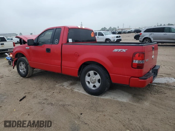 2007 Ford F-150 XL with VIN 1FTRF12257KC92124, listed as a Copart auction lot 50627995 with 142,316 mi miles and Salvage title. Bid and sale history available at DreamBid. Image 2.