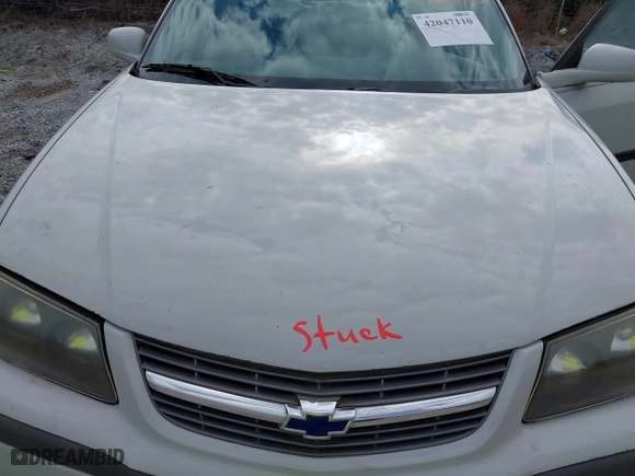 2004 Chevrolet Impala with VIN 2G1WF52E049133098, listed as a IAAI auction lot 42047110 with 111,879 mi miles. Bid and sale history available at carsss.com. Image 10.