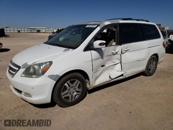 2007 Honda Odyssey Touring with VIN 5FNRL38887B027758, listed as a Copart auction lot 49492645 with 235,020 mi miles and Salvage Title. Bid and sale history available at DreamBid. Image 1.