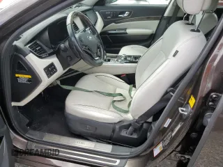 2015 Kia K900 Luxury with VIN KNALW4D48F6017602, listed as a Copart auction lot 74309814 with 0 mi miles and Salvage Title. Bid and sale history available at carsss.com. Image 7.