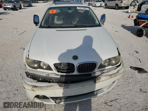 2006 BMW 3 Series 325Ci with VIN WBABD33476PM51260, listed as a Copart auction lot 49374825 with 0 mi miles and Clean Title. Bid and sale history available at carsss.com. Image 5.