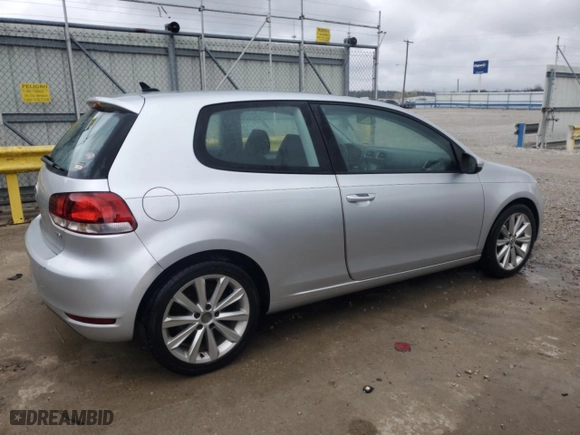 2012 Volkswagen Golf TDI w/Tech Pkg with VIN WVWMM7AJ4CW152080, listed as a Copart auction lot 50869905 with 135,844 mi miles and Salvage Title. Bid and sale history available at carsss.com. Image 3.